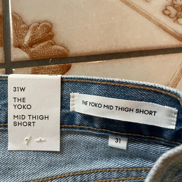 NWT Denim Forum Shorts - Picture 5 of 9